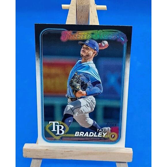 2024 Topps Series 2 - TOPPS FUTURE STARS Taj Bradley #589 - Picture 2 of 5